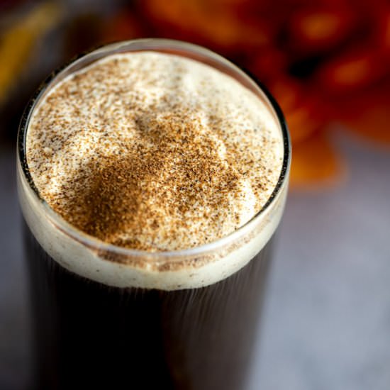Pumpkin Cold Foam - Recipe photo by The Littlest Crumb