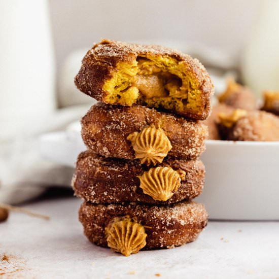 Pumpkin Donuts - Recipe photo by FlouringKitchen