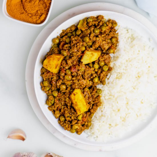 Ground Beef Curry (Keema Matar) - Recipe photo by ScienceandCrumbs