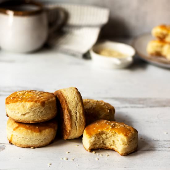Homemade Lard Biscuits - Recipe photo by CookhouseDiary