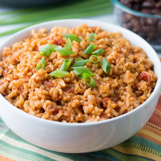 Instant Pot Mexican Brown Rice - Recipe photo by aplantifulpath
