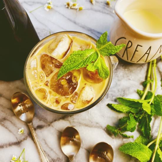 Mint Iced Coffee Cold Brew - Recipe photo by Fitty Foodlicious