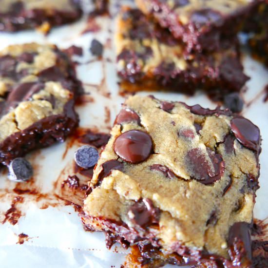Vegan Blondies - Recipe photo by gastronotherapy