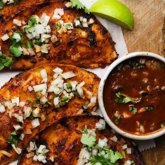 Birria Tacos - Recipe photo by lindseyeatsla
