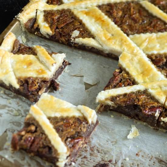 Chocolate Pecan Pie - Recipe photo by Barbara Curry