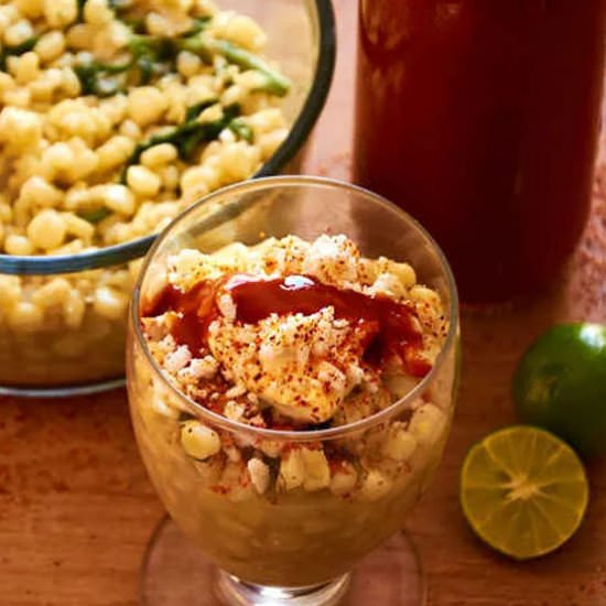 Mexican Street Corn – Esquites - Recipe photo by MexicanFoodJournal