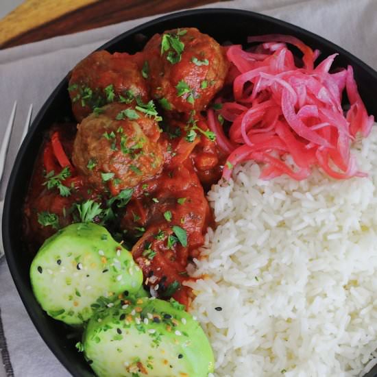 Cuban Meatballs - Recipe photo by The Mad Table