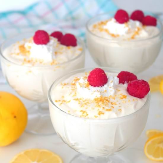 LEMON MOUSSE - Recipe photo by Easy Peasy Creative Ideas