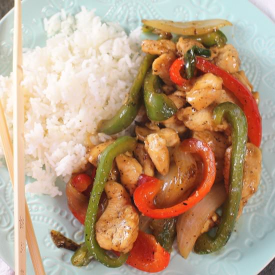 One-Pot Black Pepper Chicken - Recipe photo by PalatablePastime