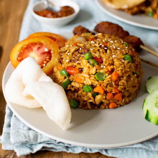 Vegan Nasi Goreng In 15 Minutes - Recipe photo by veganpunks