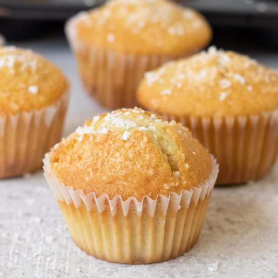 Lemon Coconut Muffins - Recipe photo by Healthy Life Trainer