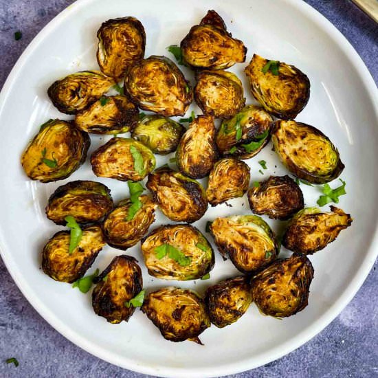 Air Fryer Brussels Sprouts - Recipe photo by indianveggiedelight