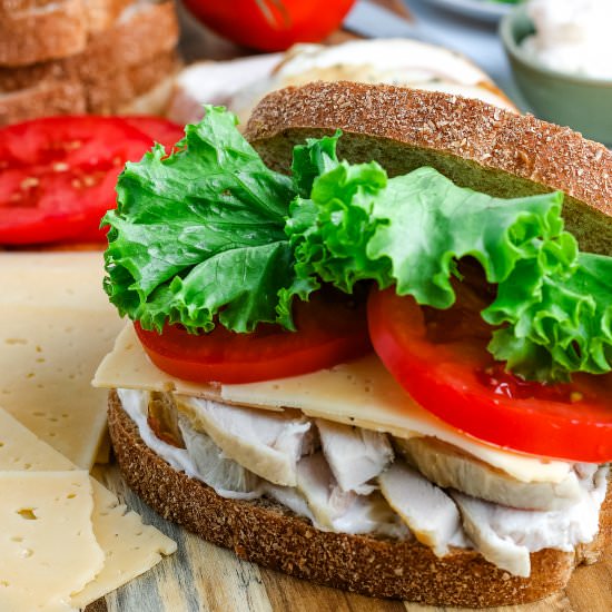 Leftover Turkey Sandwich - Recipe photo by EasyBudgetRecipes