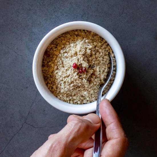 Vegan Parmesan Cheese Recipe - Recipe photo by Ourplantbasedworld