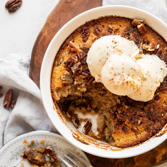 Maple Whiskey Pudding Cake - Recipe photo by Desserts And Drinks
