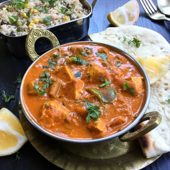 Vegan Tofu Tikka Masala - Recipe photo by CurryandVanilla
