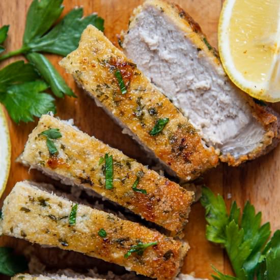 Oven Breaded Pork Chops - Recipe photo by MamaGourmand