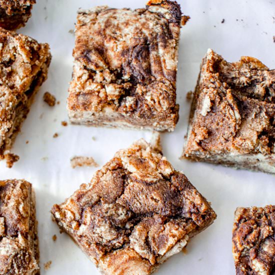 Cinnamon Swirl Squares - Recipe photo by healmedelicious