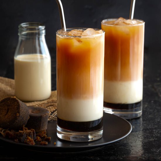 Malaysian 3 Layer Tea - Recipe photo by Wandercooks