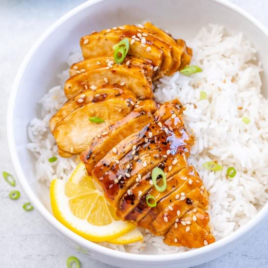BAKED TERIYAKI CHICKEN BREAST - Recipe photo by healthyfitnessmeals