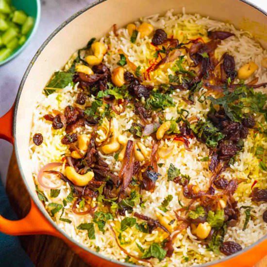 Hyderabadi Chicken Dum Biryani - Recipe photo by shintasimon
