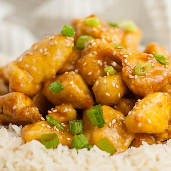 Air Fryer Orange Chicken - Recipe photo by KitchenDivas