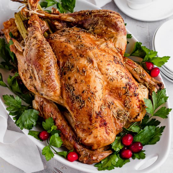 The Best Oven Roasted Turkey - Recipe photo by KitchenDivas