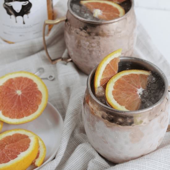Peanut Butter Whiskey Moscow Mule - Recipe photo by homebodyeats