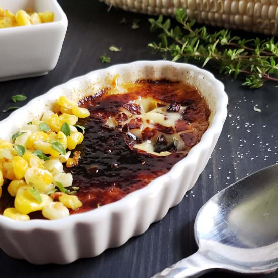 Sweet Corn Creme Brulee - Recipe photo by RaspberriesAndKohlrabi