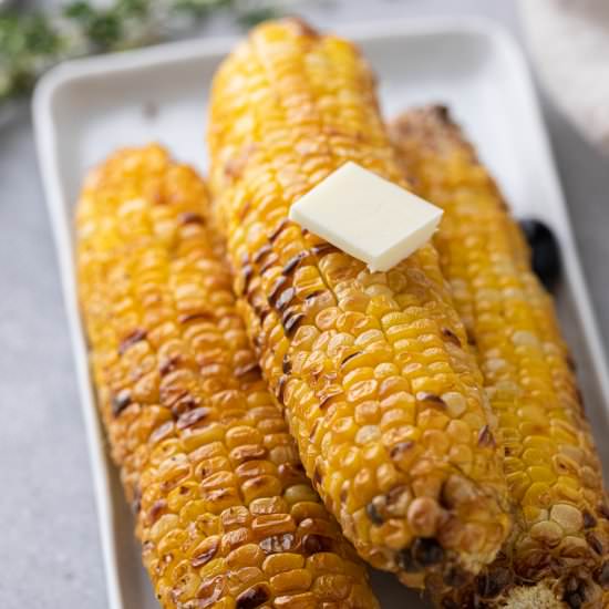 Air fryer corn on the cob - Recipe photo by lifestyleofafoodie