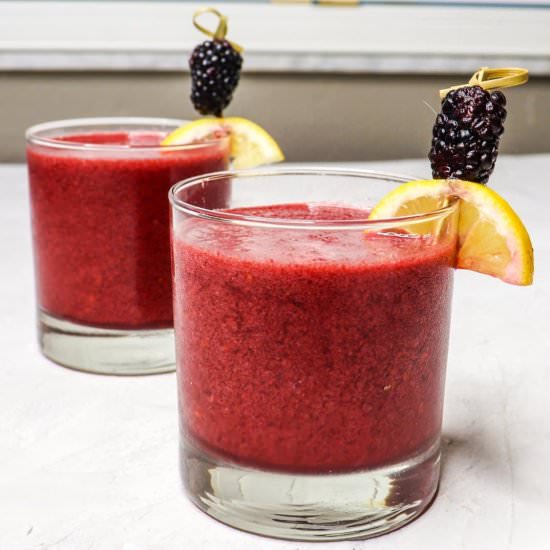 Frozen Blackberry Honey Lemonade - Recipe photo by Alishan