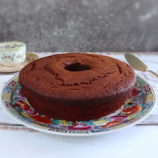 Cocoa lemon cake - Recipe photo by Food From Portugal