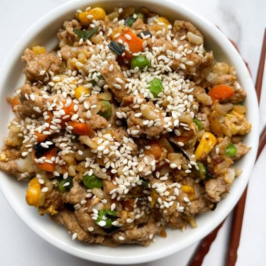 Ground Turkey Fried Rice - Recipe photo by frozen_bananas_