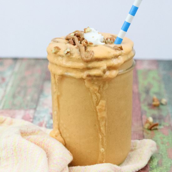 Pumpkin Spice Protein Shake - Recipe photo by Fitasamamabear