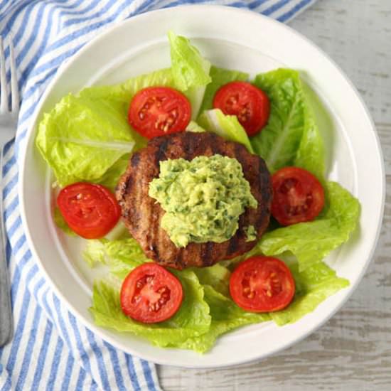 Low Carb Taco Turkey Burger Bowl - Recipe photo by Tastefulventure