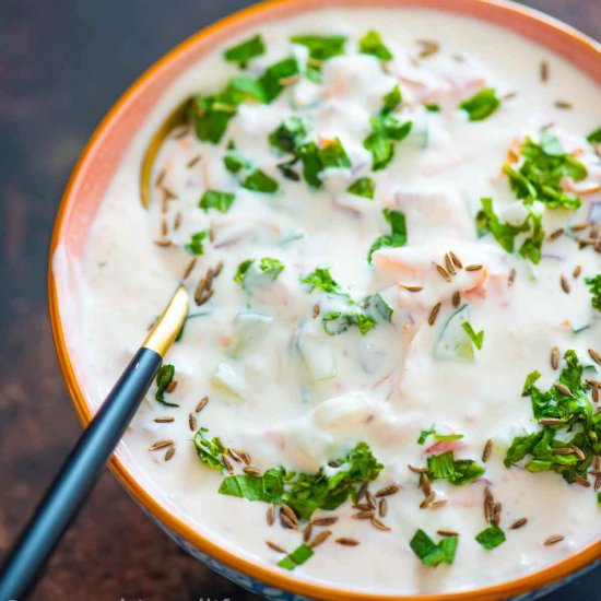Raita for Biryani - Recipe photo by shintasimon