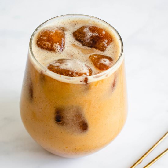 AIP Pumpkin Cold Brew - Recipe photo by healmedelicious
