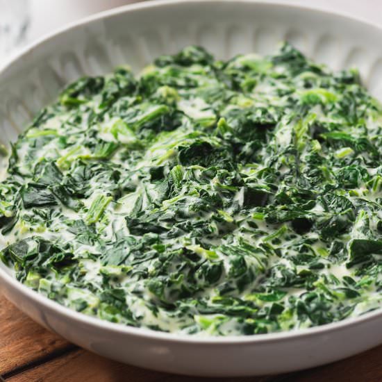 Creamed Spinach - Recipe photo by bellyfull
