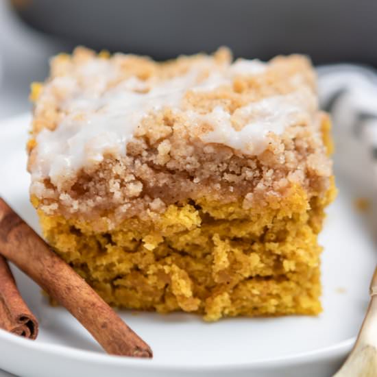 Pumpkin Coffee Cake - Recipe photo by lemons and zest