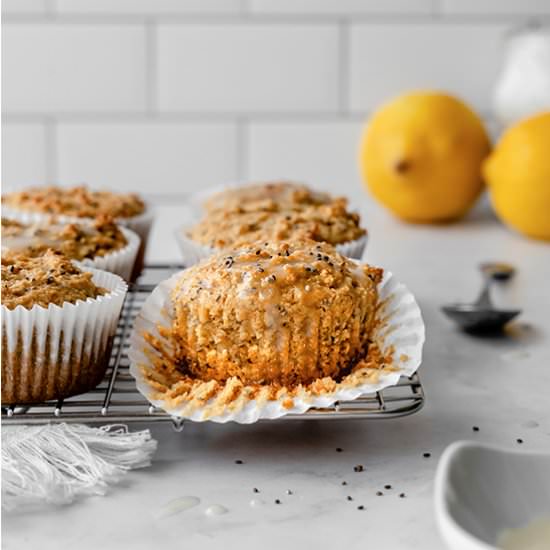Lemon Chia Seed Muffins - Recipe photo by balancewithjess