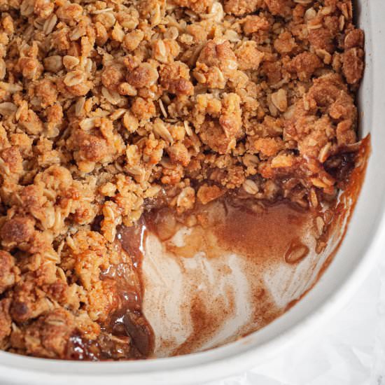 Easy Gluten-Free Apple Crisp - Recipe photo by CAKED by Katie