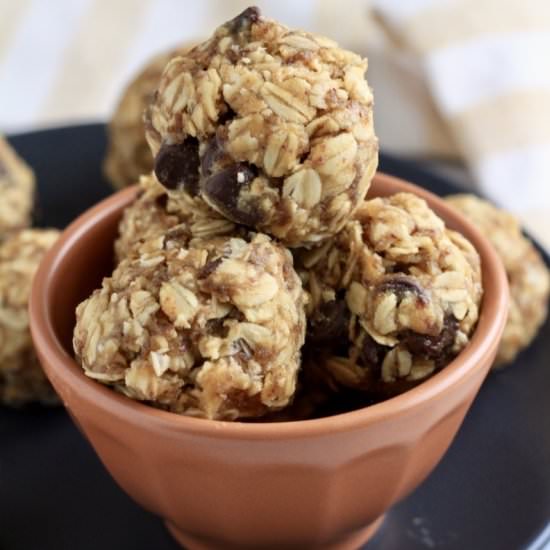 No-Bake Lactation Bites - Recipe photo by My Life After Dairy