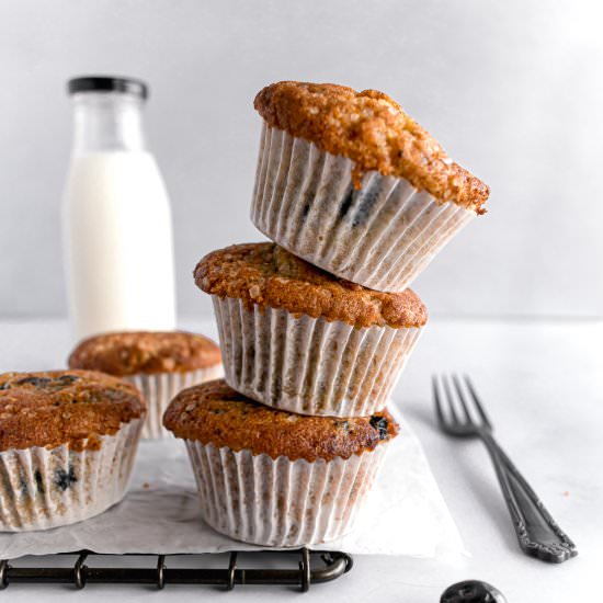 Lemon Blueberry Muffins - Recipe photo by Shambhavi-ThatBakeBlog