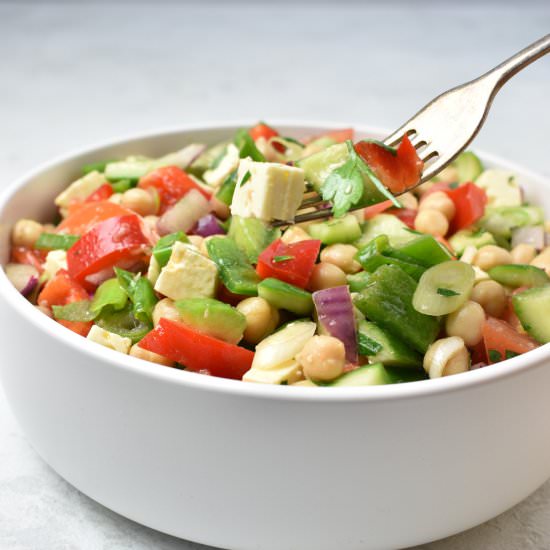 Greek Tomato Cucumber Salad - Recipe photo by recipepocket.com