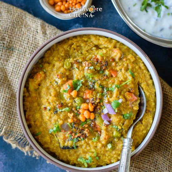 Instant Pot Quinoa Bisibelebath - Recipe photo by Herbivore Cucina