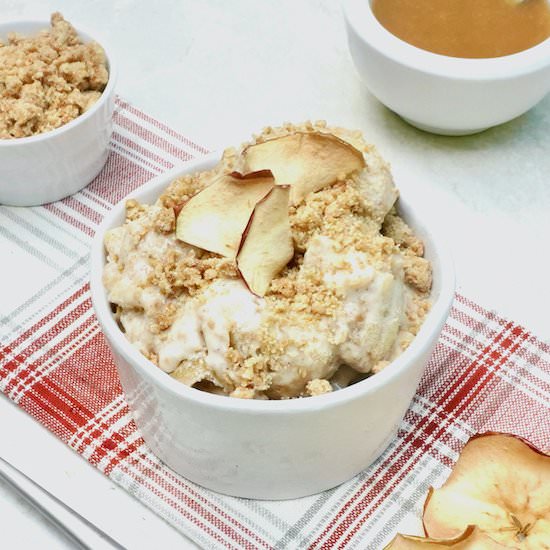 Apple Crumble Ice Cream - Recipe photo by anothertablespoon