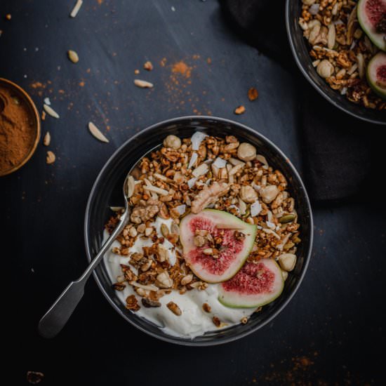Spiced Honey Nut Granola - Recipe photo by The Irishmans Wife