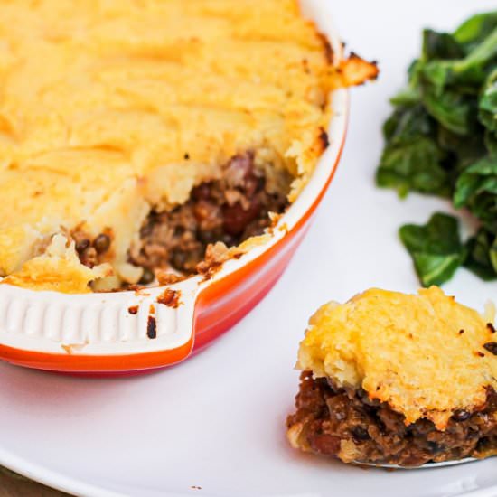 How to Make Vegan Shepherds Pie - Recipe photo by sweeterthanoats