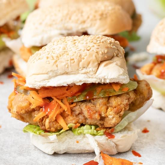 Crispy Fried Chicken Burgers - Recipe photo by Healthy Life Trainer