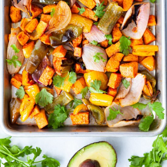 Sweet Potato Veggie Fajitas - Recipe photo by Kitchenskip